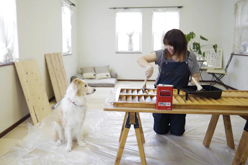 Dog Diy 大型犬専用 インテリアドッグトイレ を作ろう わんクォール Dog Diy 大型犬専用 インテリアドッグトイレ を作ろう わんクォール