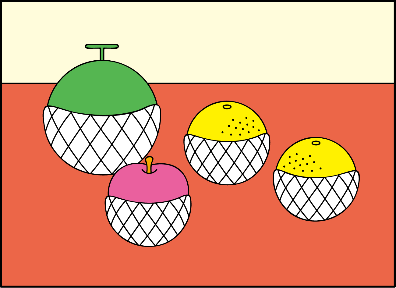 【パグとわたし】フルーツのあれ