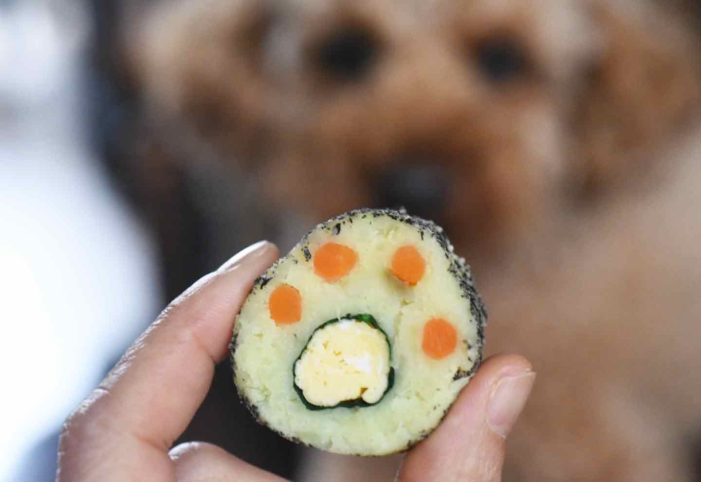 愛犬と節分 安心食材だけで恵方巻 簡単なのに可愛い飾り巻き寿司の作り方 Diy 手作り犬アイテム わんクォール