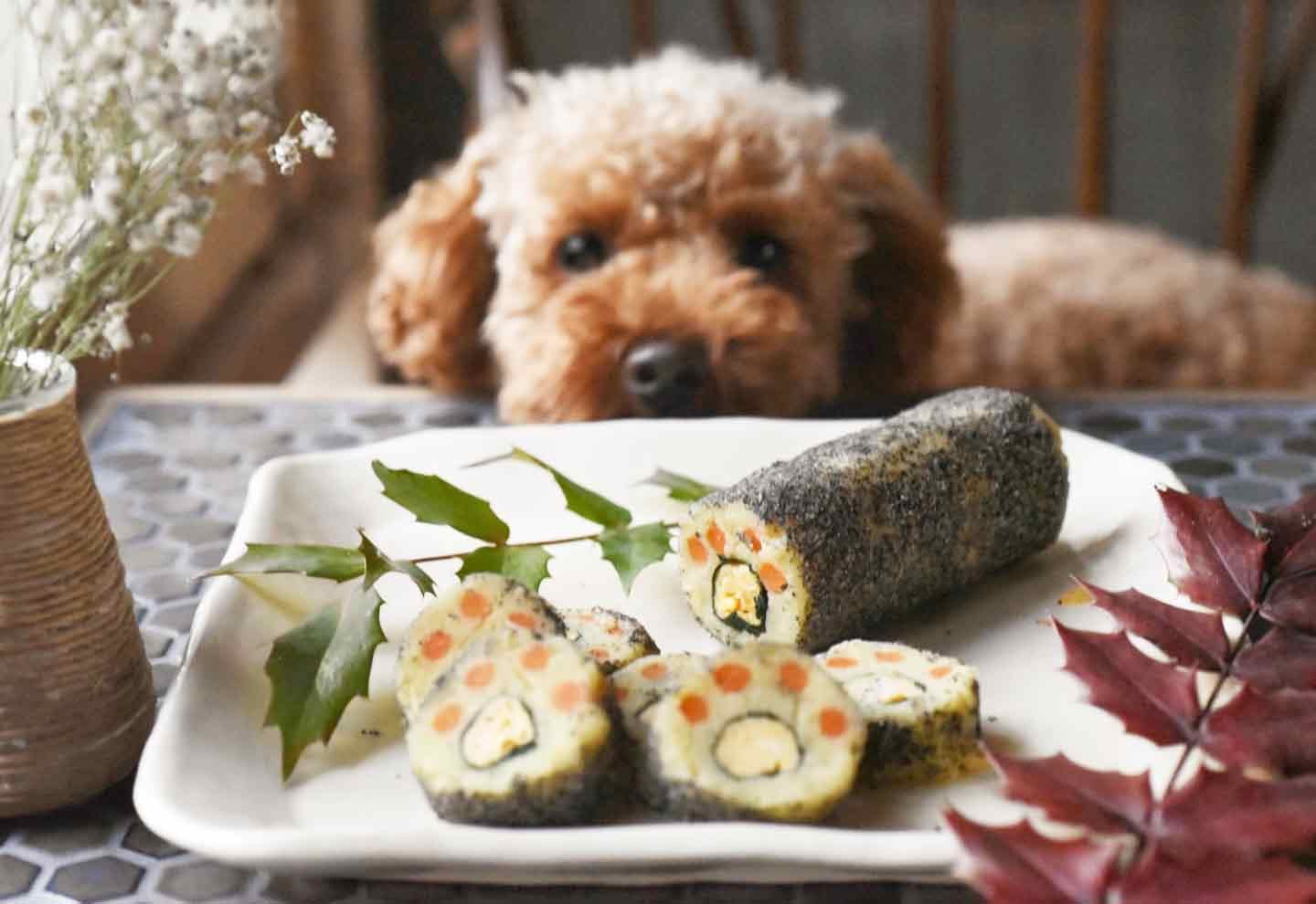 【愛犬と節分】安心食材だけで恵方巻！簡単なのに可愛い飾り巻き寿司の作り方♡