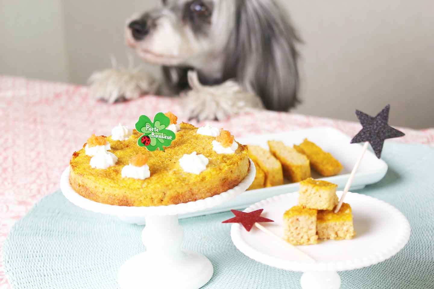 超簡単3step 愛犬の誕生日や記念日に 材料4つだけのヘルシーで失敗しないにんじんケーキの作り方 レシピ わんクォール