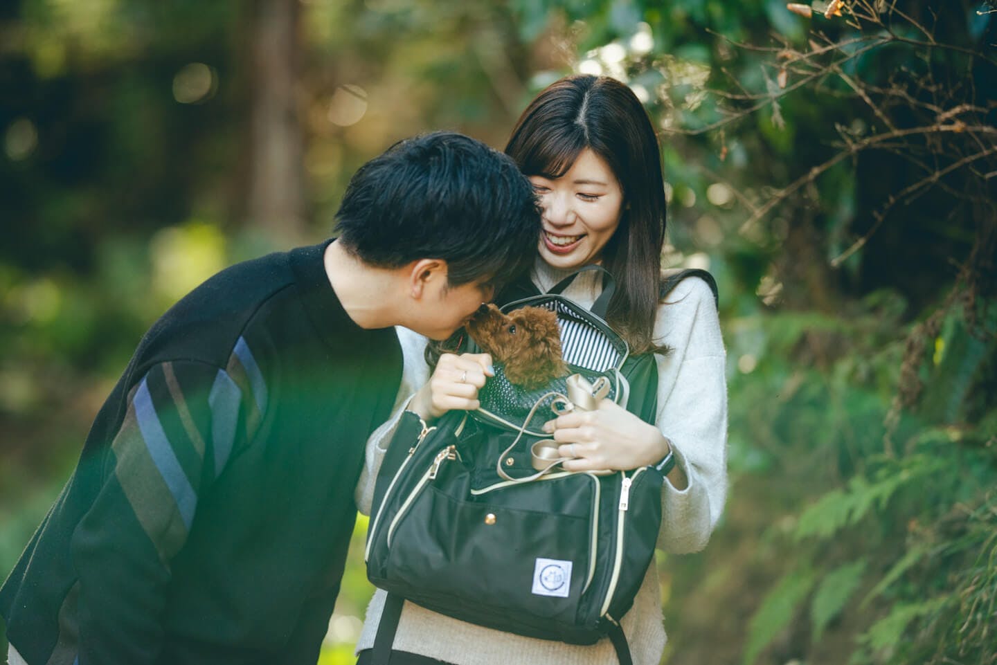 トイプードルのピノちゃんと藤澤夫婦