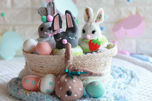 簡単15分 使わなくなった靴下を可愛いうさぎに変身 イースターにもピッタリのおもちゃを手作り わんクォール 簡単15分 使わなくなった靴下を可愛いうさぎに変身 イースターにもピッタリのおもちゃを手作り わんクォール