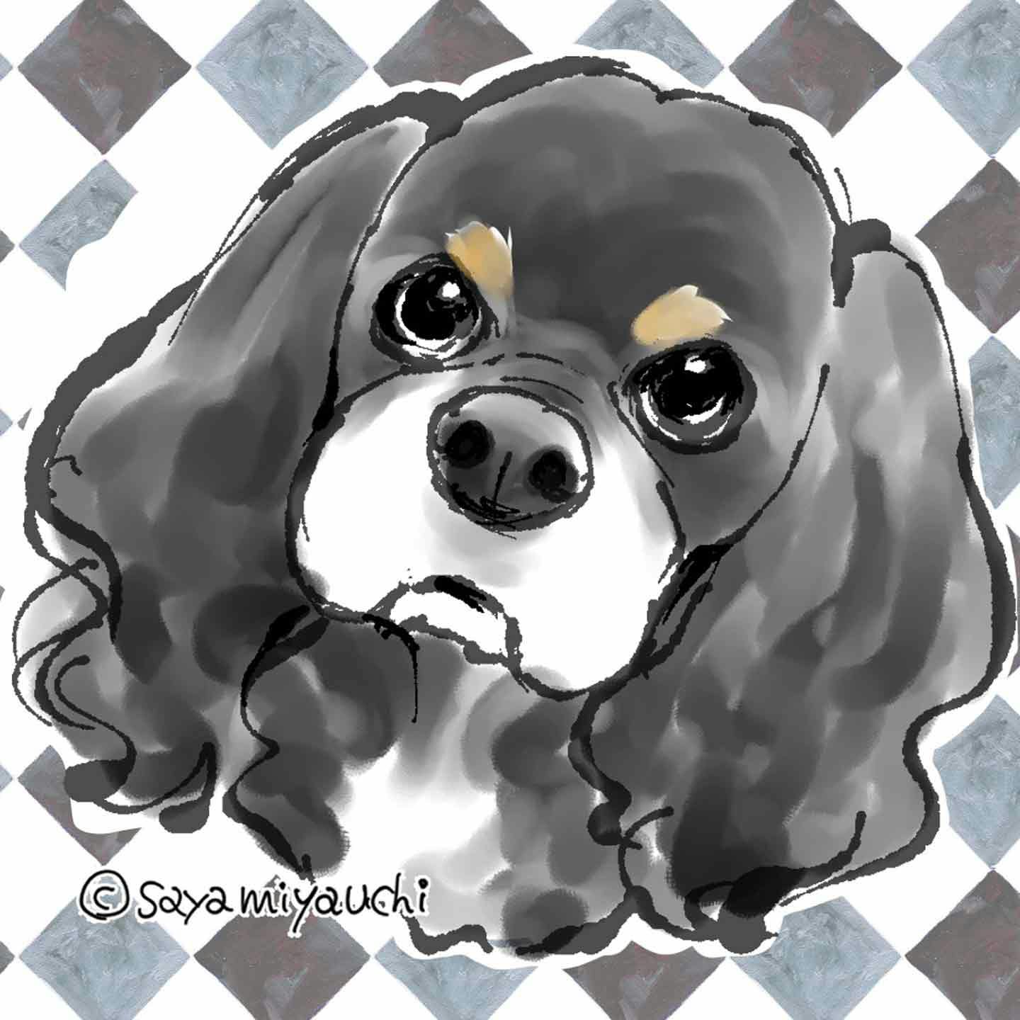 『DOG SIGNAL』 みやうち沙矢オリジナル愛犬似顔絵キャンペーン イメージ画像