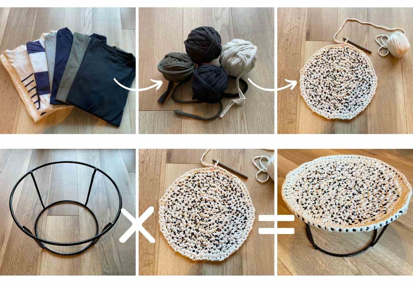 古着tシャツで犬用ハンモックをdiyしてみた 編み方編 わんクォール