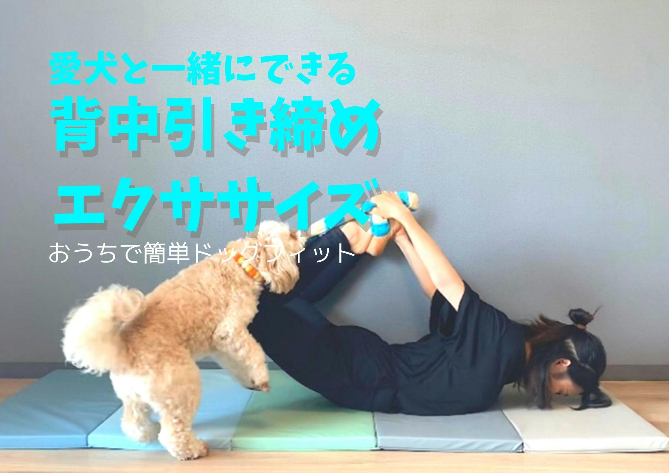 【動画つき】愛犬と背中引き締め♪たったの15分で気分も見た目も肩こりもスッキリする3つのエクササイズ!