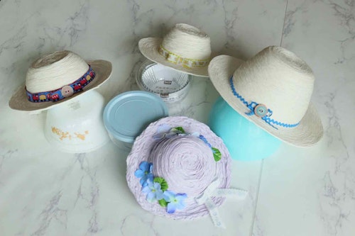 編まずに作れる 超簡単な愛犬用麦わら帽子 100均の紙紐を巻くだけ わんクォール 編まずに作れる 超簡単な愛犬用麦わら帽子 100均の紙紐を巻くだけ わんクォール