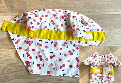 100均手ぬぐい 愛犬用の浴衣の作り方 型紙なしの初心者でも超簡単な手作り洋服 わんクォール 100均手ぬぐい 愛犬用の浴衣の作り方 型紙なしの初心者でも超簡単な手作り洋服 わんクォール