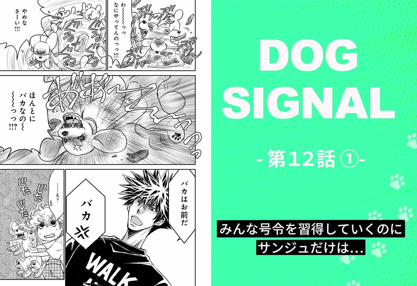 『DOG SIGNAL』12話目①　表紙