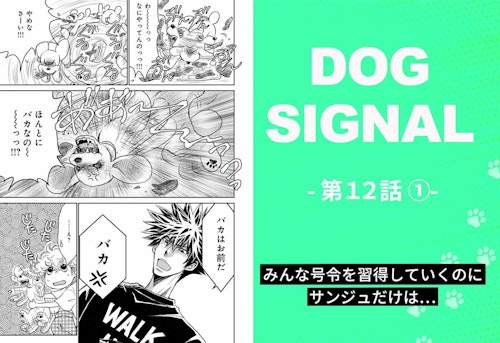 『DOG SIGNAL』12話目①　表紙