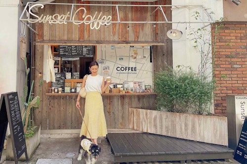 ついつい愛犬と寄りたくなるコーヒースタンド♡『Sunset Coffee』