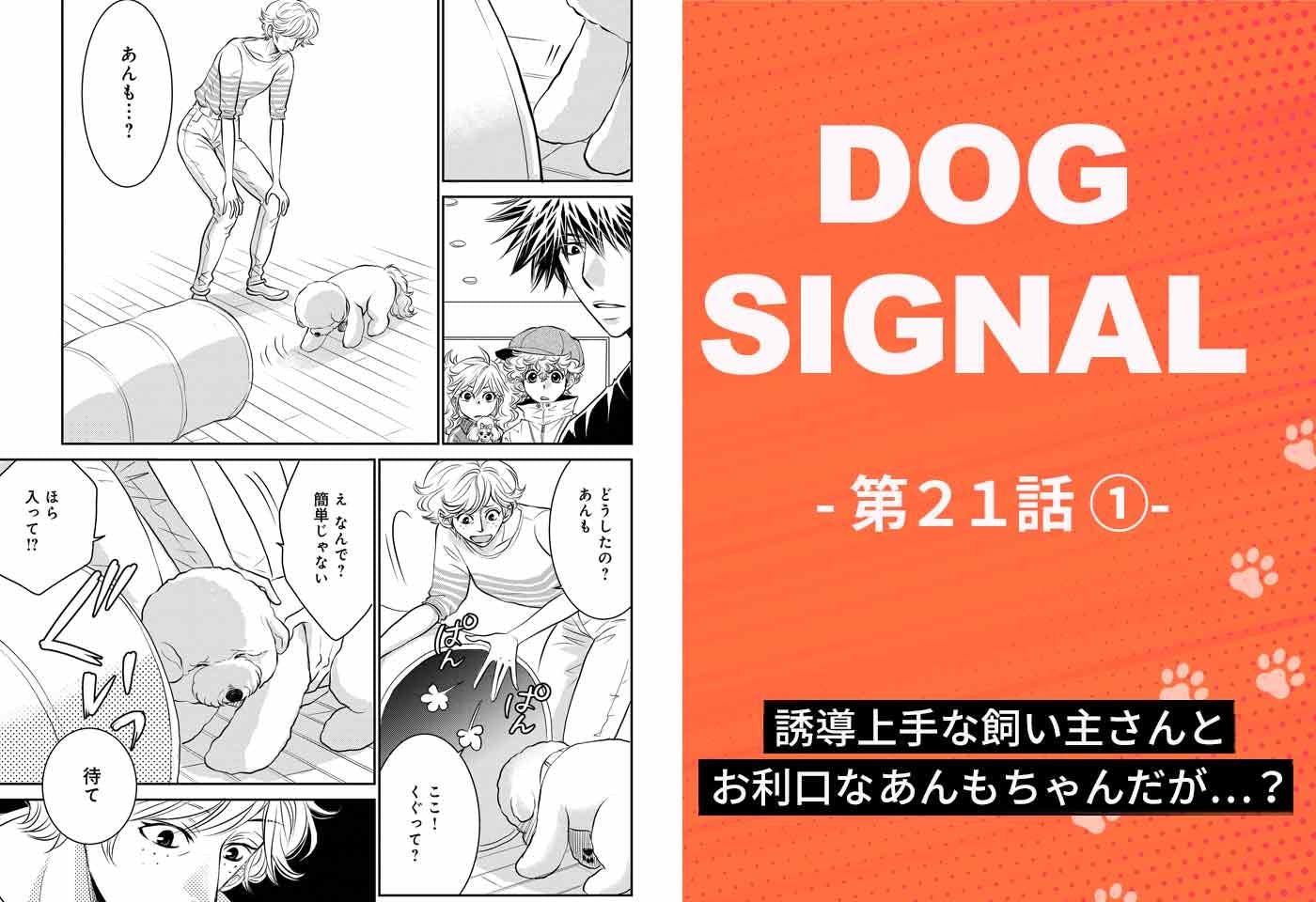 『DOG SIGNAL』21話目①　表紙