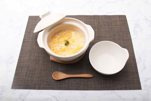 米から 炊いたごはんで作る 卵のおかゆ 愛犬も喜ぶ胃腸の疲れ 食欲不振に効くレシピ わんクォール 米から 炊いたごはんで作る 卵のおかゆ 愛犬も喜ぶ胃腸の疲れ 食欲不振に効くレシピ わんクォール