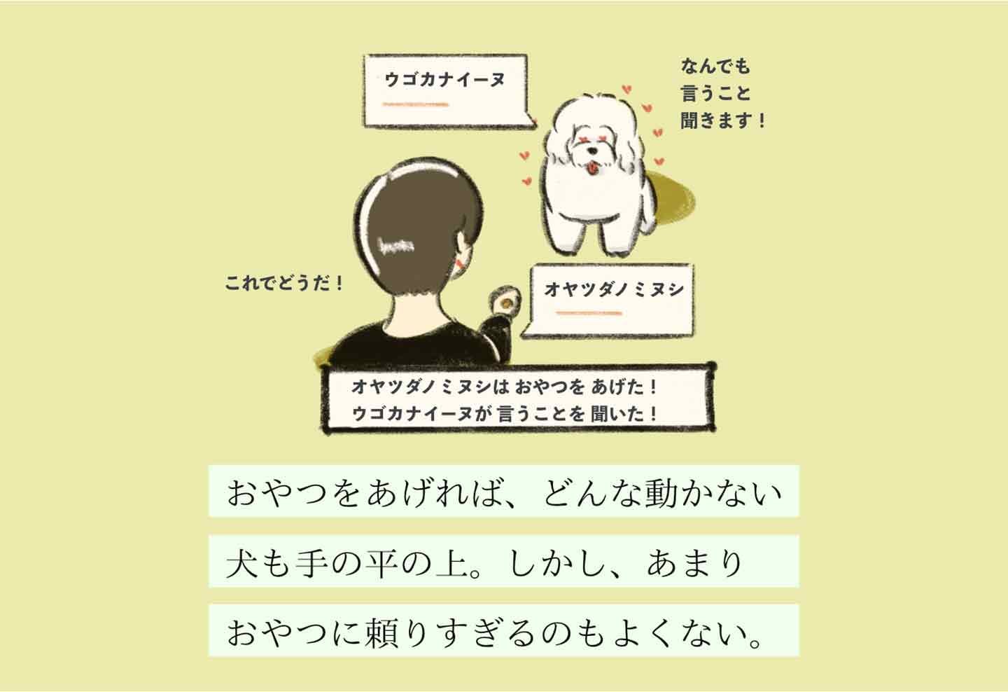 オヤツダノミヌシの生態《変な飼いヌシ図鑑016》
