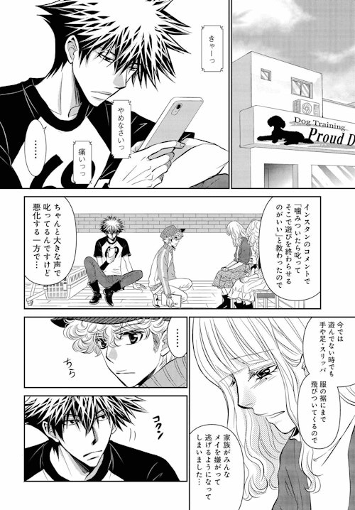 Dog Signal 31話目2 4 子犬の甘噛み問題 コミック7巻収録分 わんクォール Dog Signal 31話目2 4 子犬の甘噛み問題 コミック7巻収録分 わんクォール