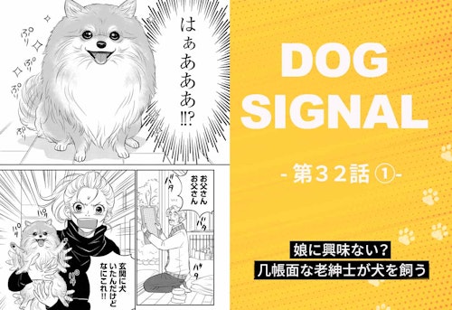 【最新話】『DOG SIGNAL』32話目1/4　ポメラニアン小百合のしつけ（コミック7巻収録分）