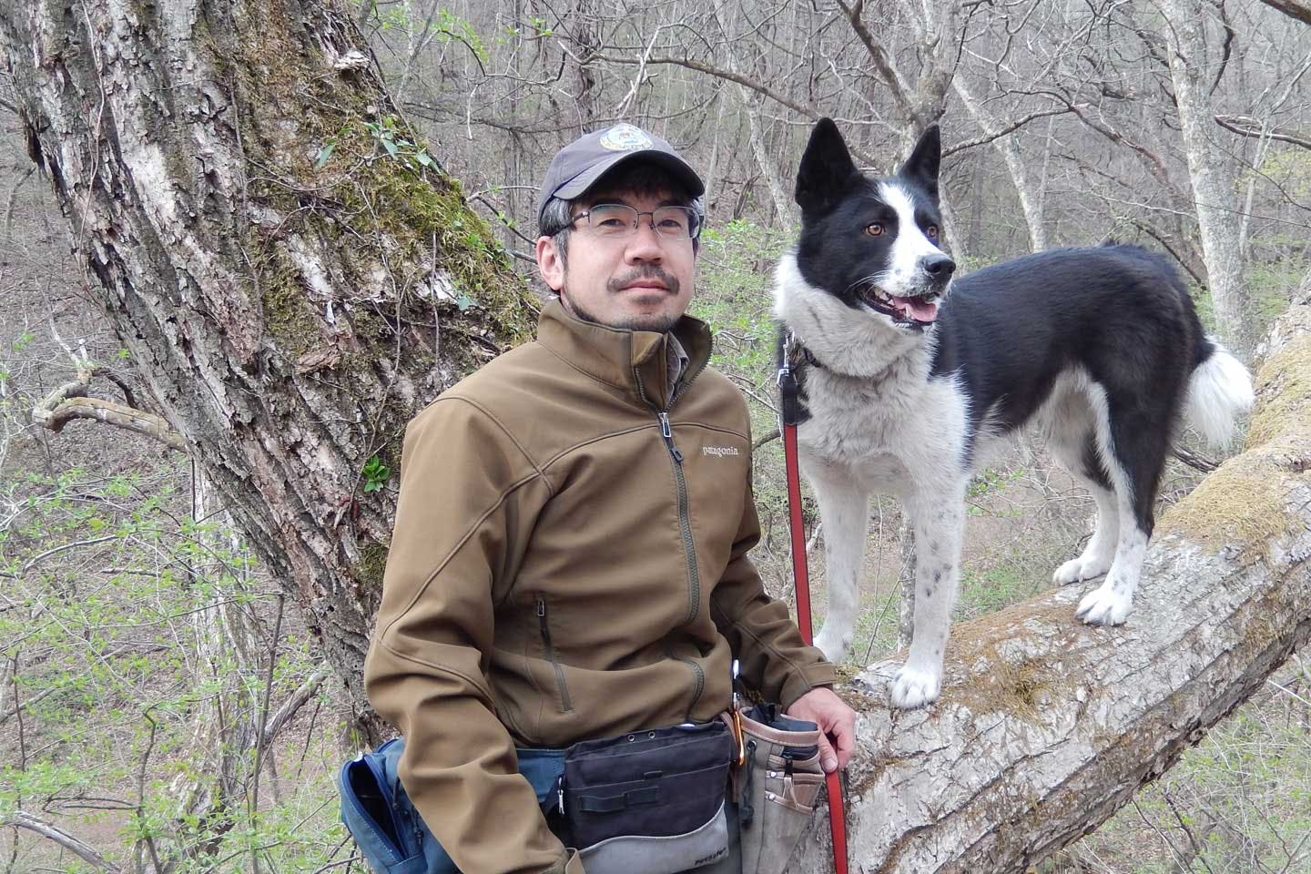 2代目ベアドッグのタマと、一緒に暮らし絆を深める田中さん