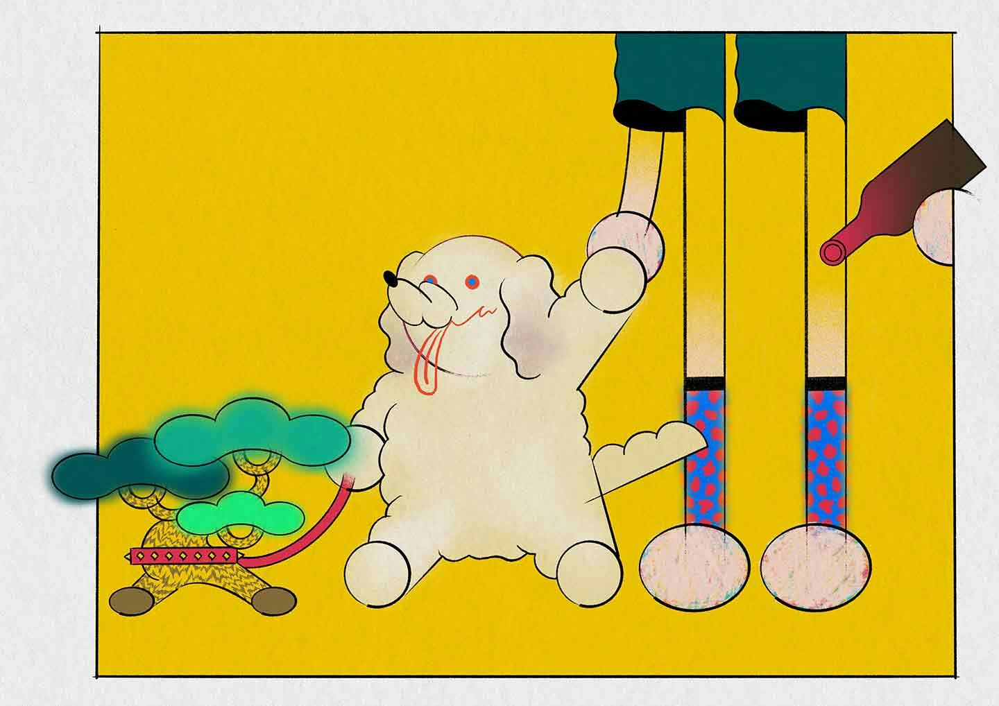 「妖怪の姿でも会いに来てほしい」愛犬への想いを作品に込める 「妖怪の姿でも会いに来てほしい」愛犬への想いを作品に込める