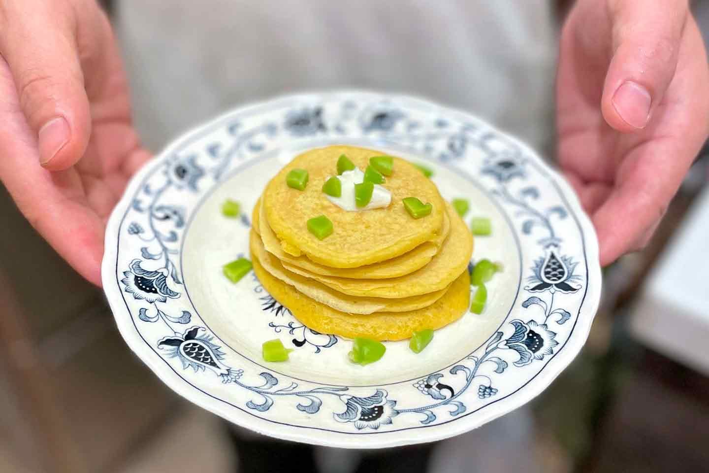 愛犬・ちゃこちゃんのお誕生日に作るスペシャルパンケーキ