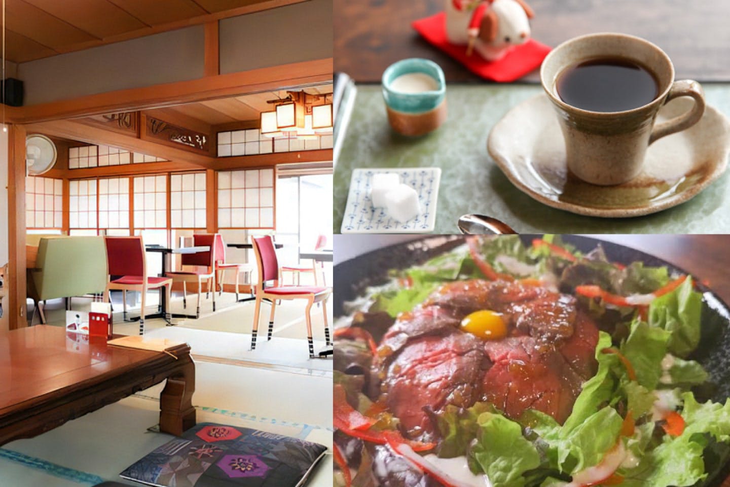 【毛呂山町（武州長瀞駅）】お座敷席でくつろぐ『Sam's cafe with dogs（サムズカフェウィズドッグス ） 』