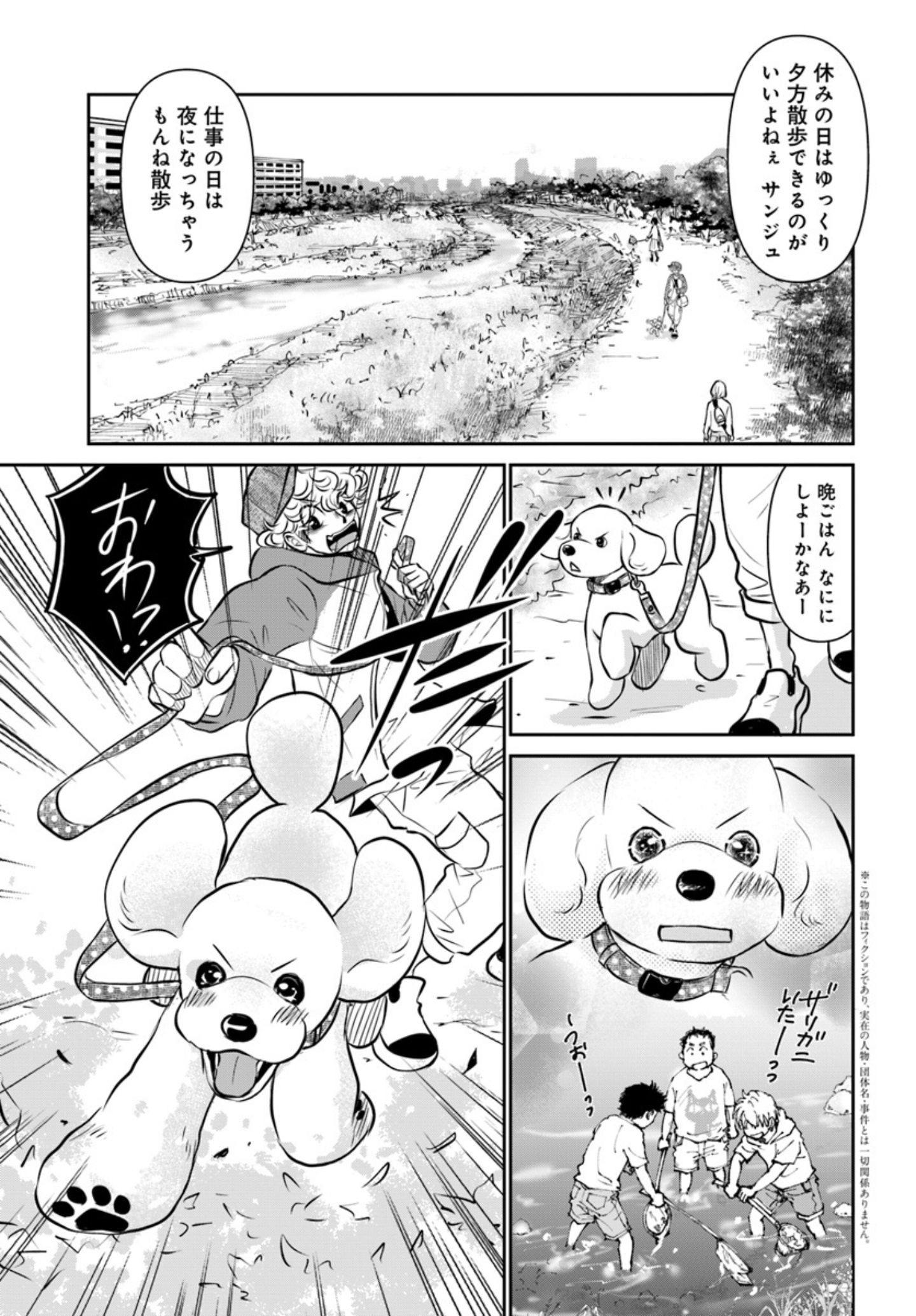 どんな犬でも命懸けで守るのすけ先生 『DOG SIGNAL（ドッグシグナル）』45話目1/4　