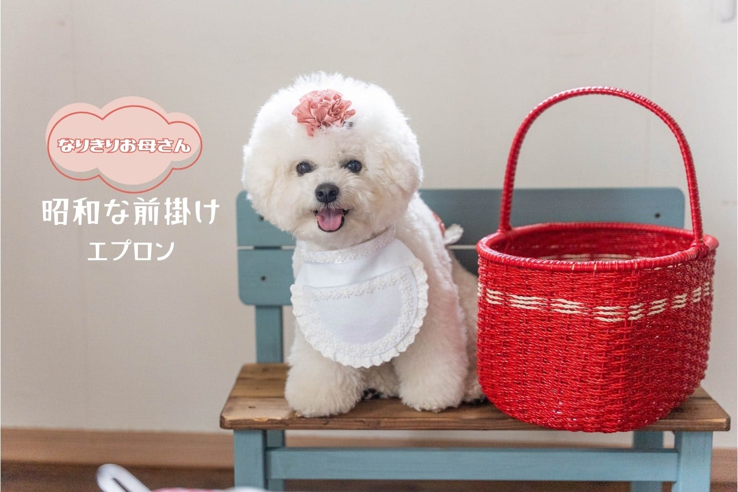 【母の日】簡単10分DIY！ 愛犬用 なりきりお母さんセットとカーネーション飾りの作り方