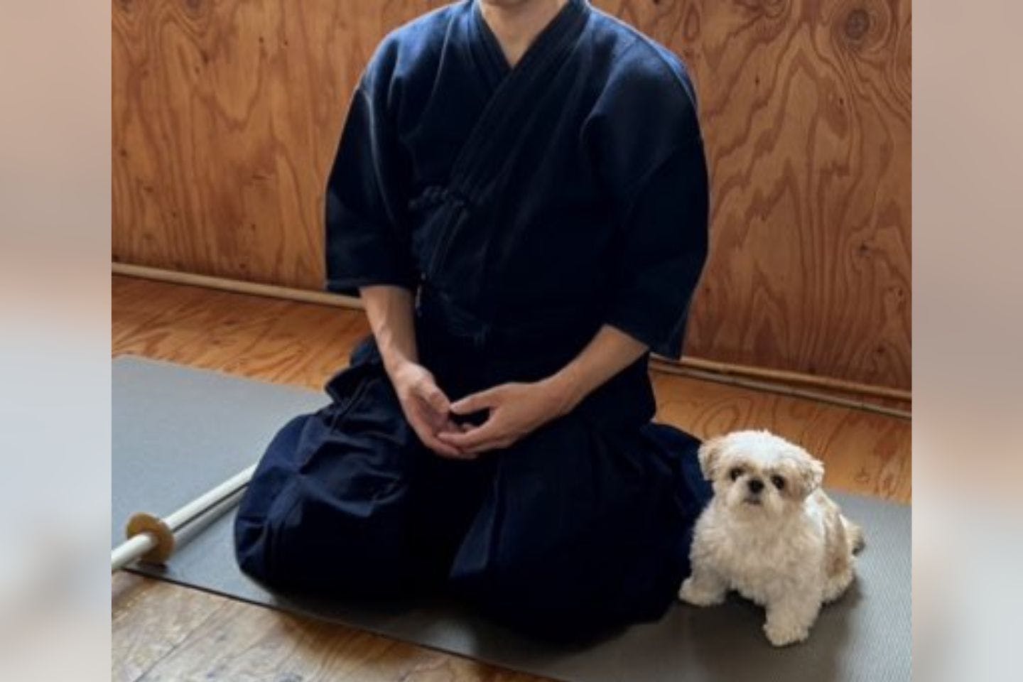 名犬おすしちゃんと飼い主の小谷さん