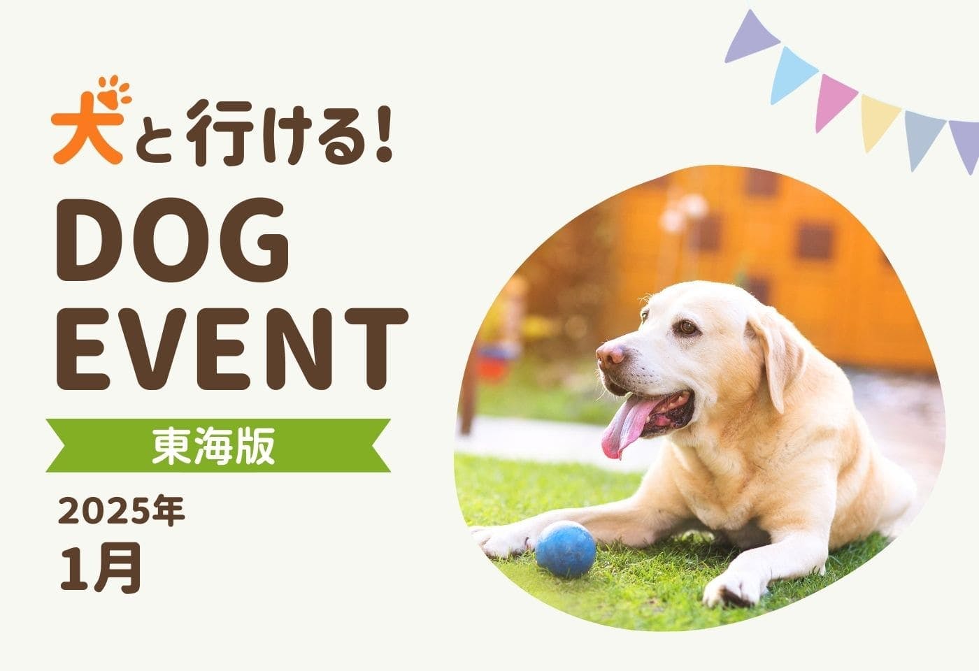 【東海版】愛犬と行きたいドッグイベント2025年1月