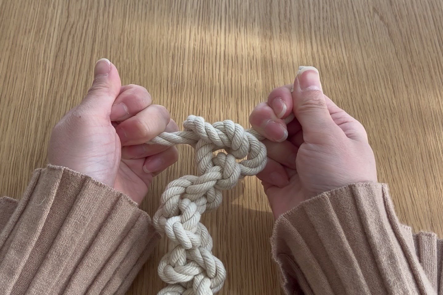 dogdiy_85_06 ロープをかた結びする