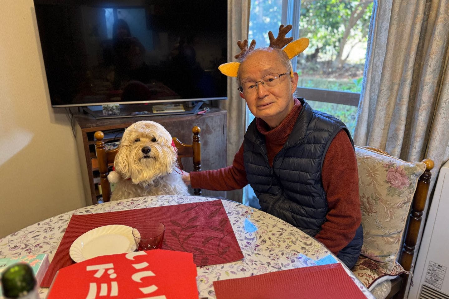 クリスマスを楽しむ、玉木さんとかまぼこ君 クリスマスを楽しむ、玉木さんとかまぼこ君