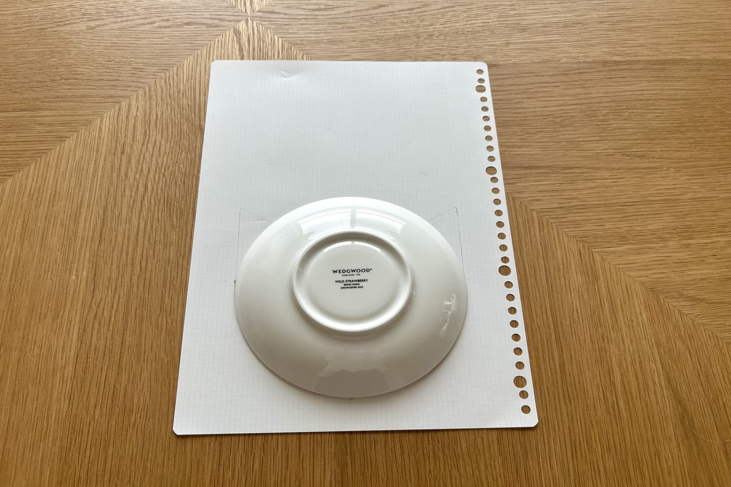 スタイの型紙を作る スタイの型紙を作る