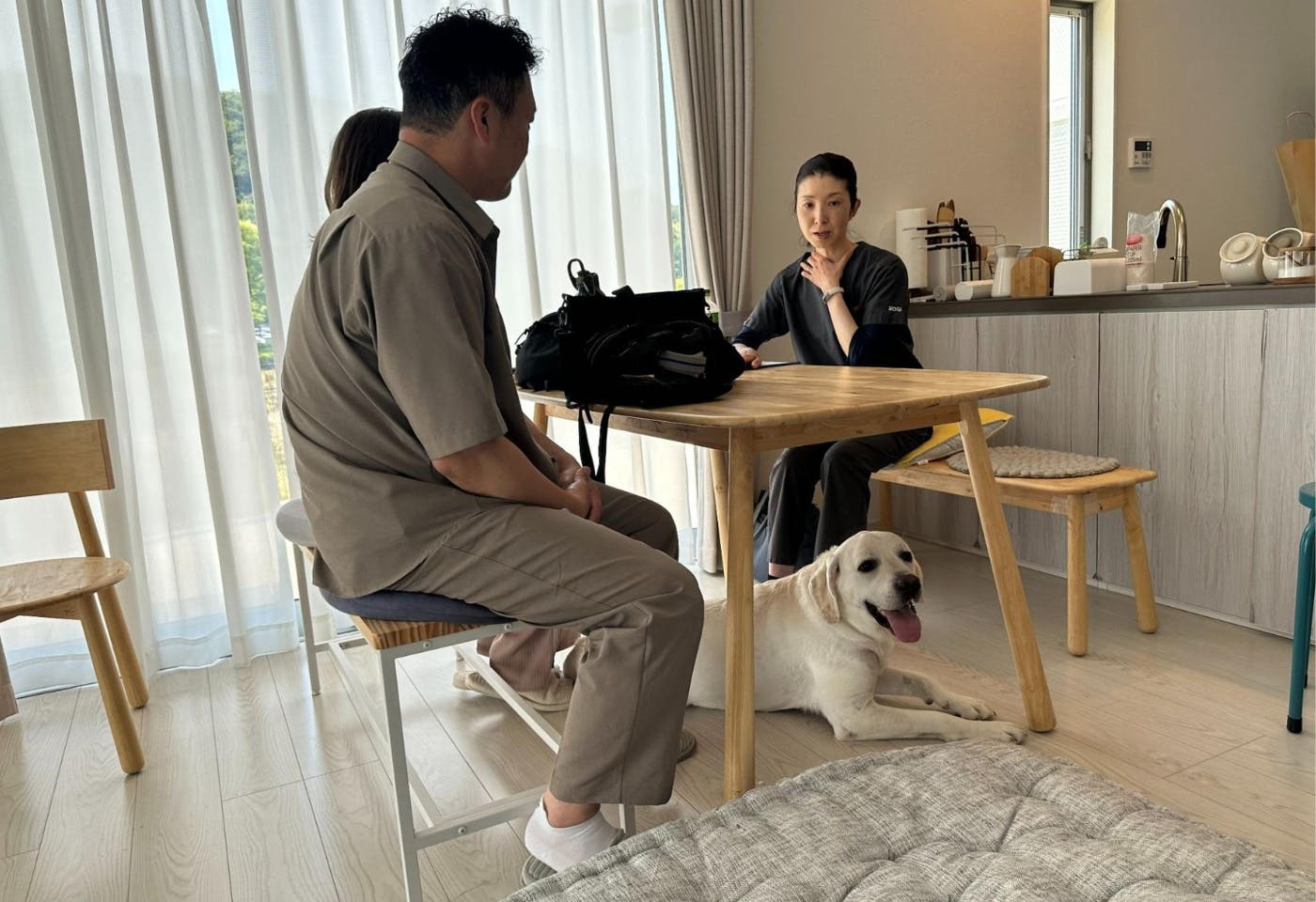 撮影だけじゃない！ 獣医師による「犬のしつけお悩み相談会」も大人気