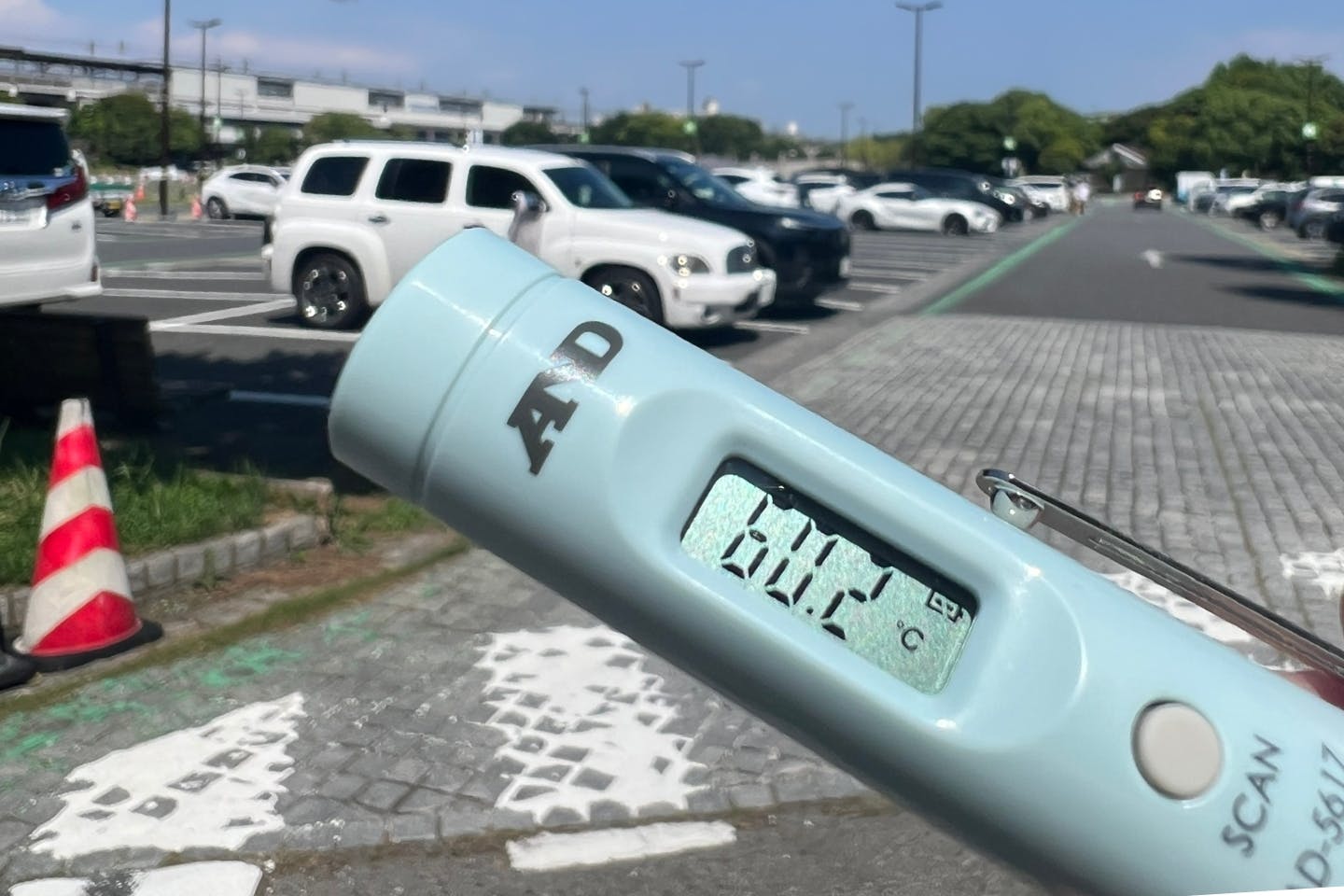 駐車場の温度 駐車場の温度