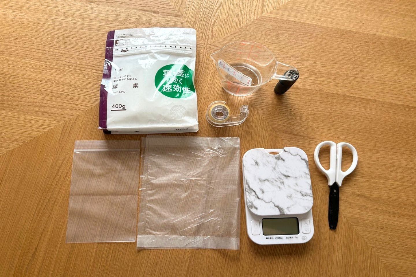 【材料・道具】ホームセンターにあるものだけで作れる、「瞬間冷却パック」