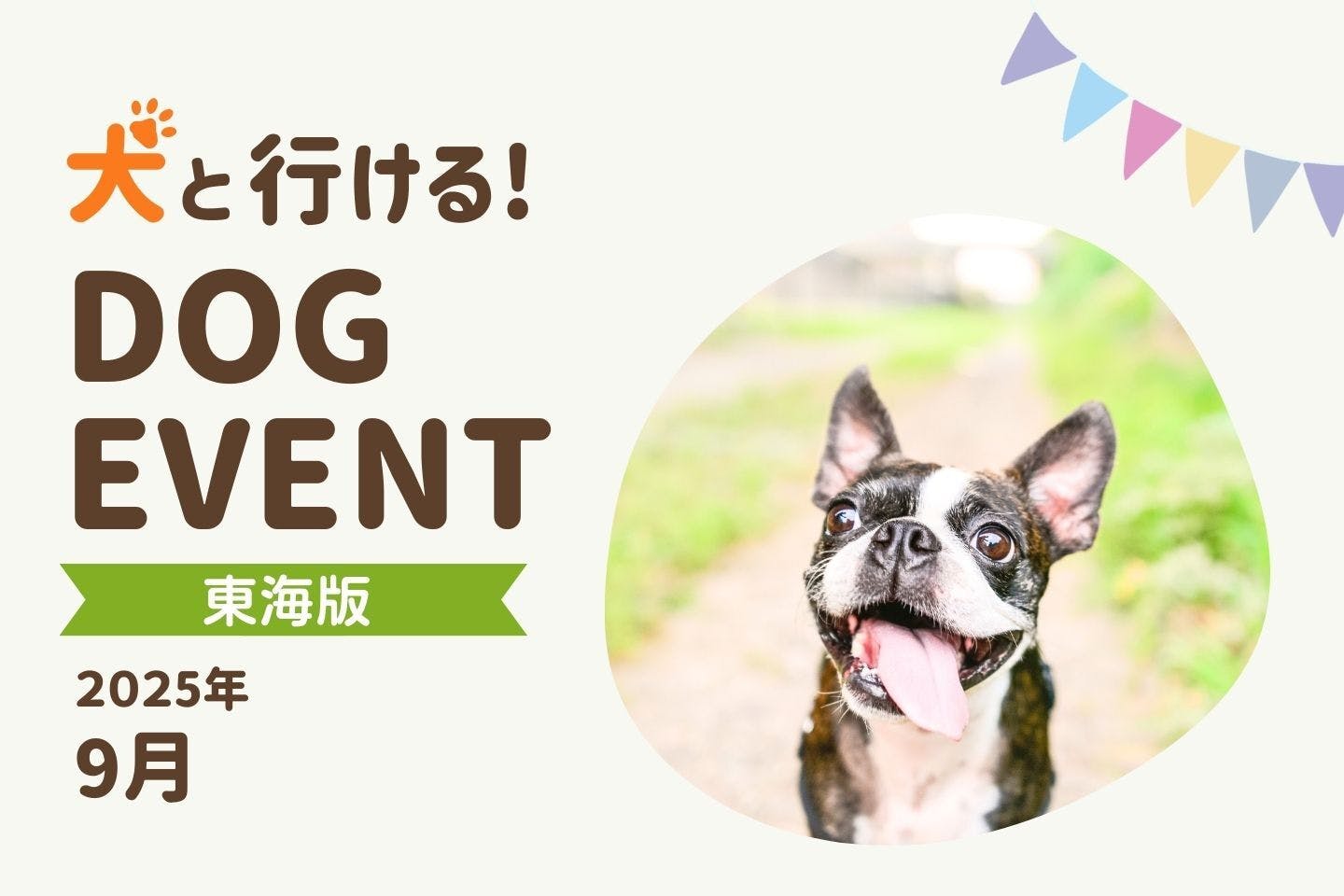 【東海版2025年9月】愛犬と楽しめるドッグイベント4選