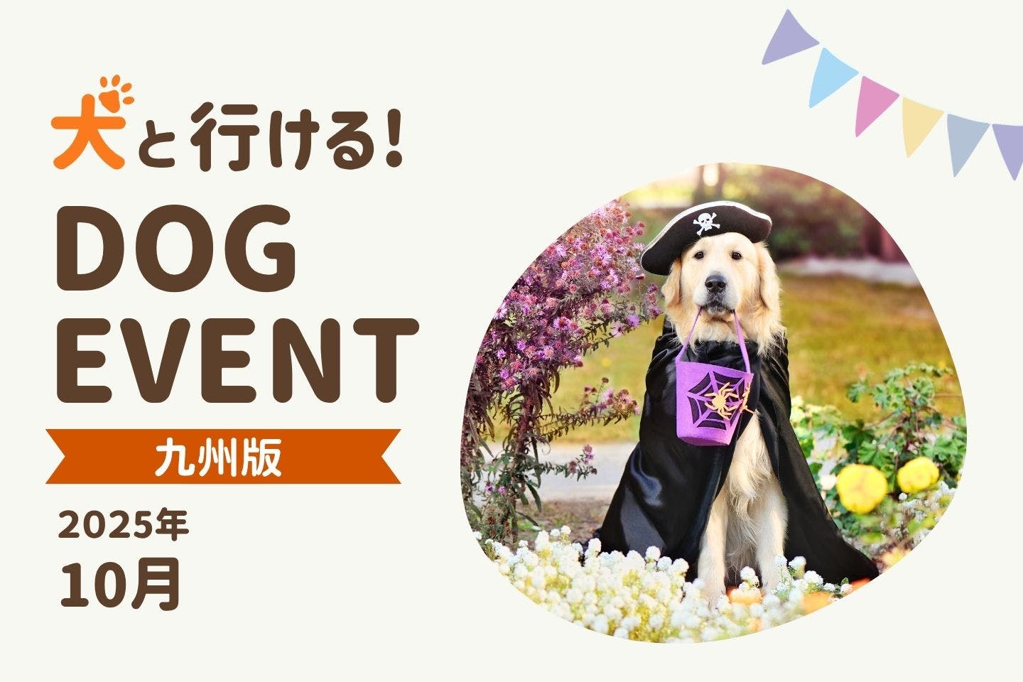 【2025年10月九州版】今月愛犬と一緒に楽しめるドッグイベント