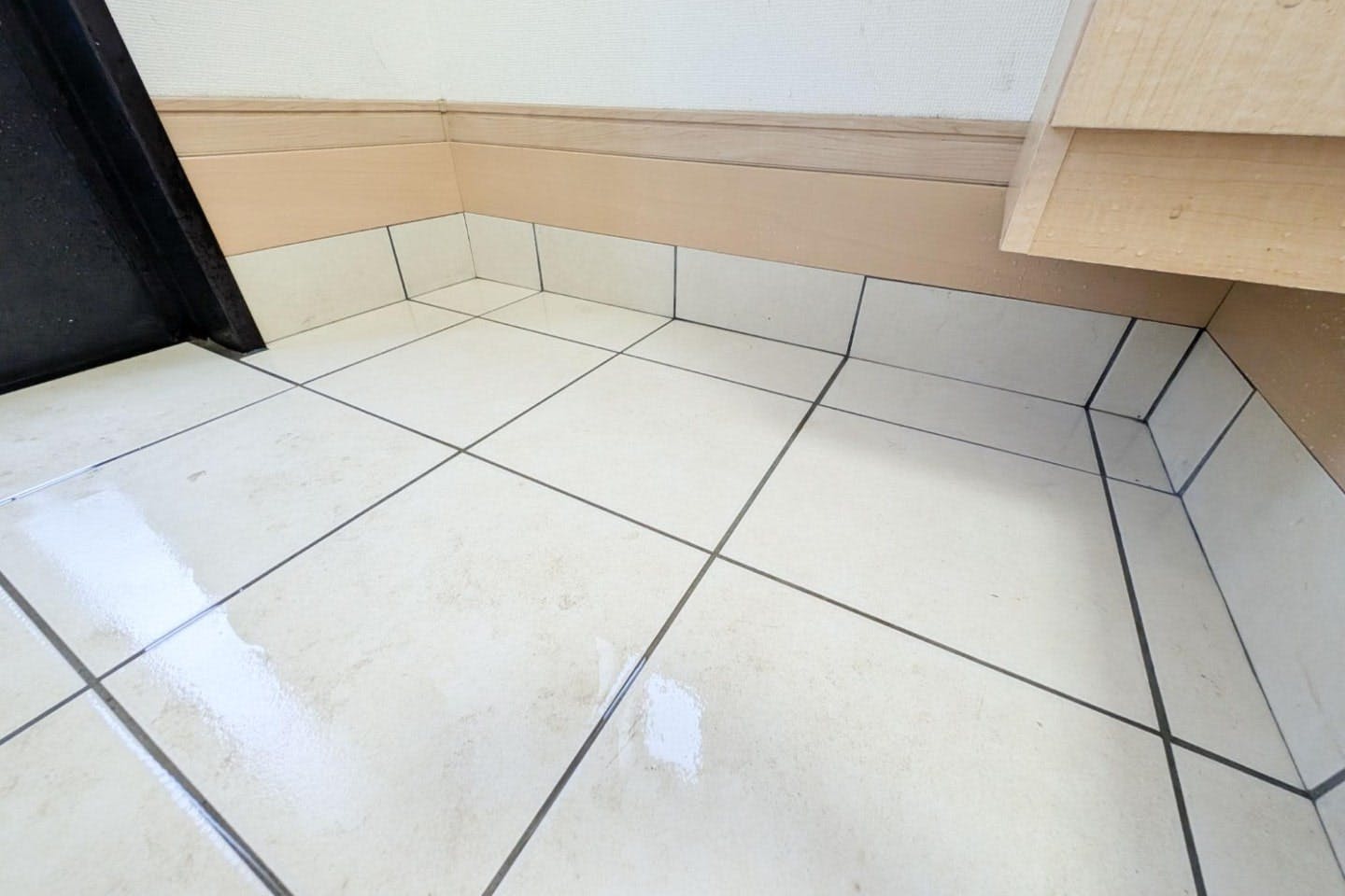 掃除して綺麗になった玄関 掃除して綺麗になった玄関