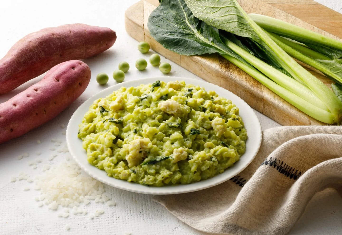 2.鶏肉とグリンピースの仲良しごはん 2.鶏肉とグリンピースの仲良しごはん