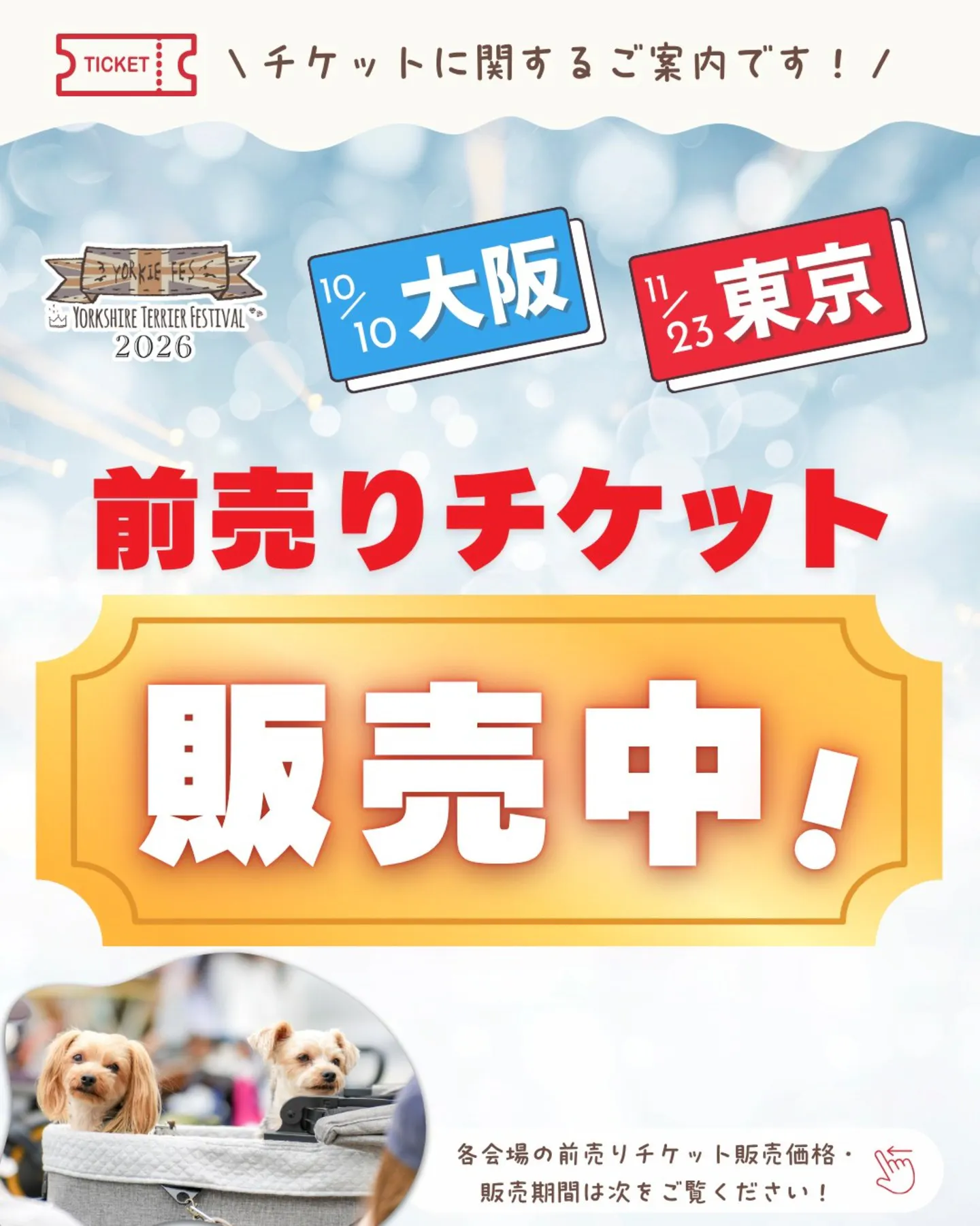 ヨーキーフェスティバル 2026 AUTUMN meets イーノの森Dog Garden ヨーキーフェスティバル 2026 AUTUMN meets イーノの森Dog Garden