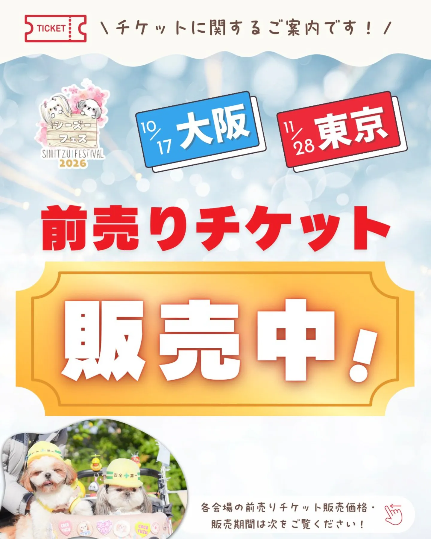 シーズーフェスティバル 2026 AUTUMN meets イーノの森Dog Garden シーズーフェスティバル 2026 AUTUMN meets イーノの森Dog Garden