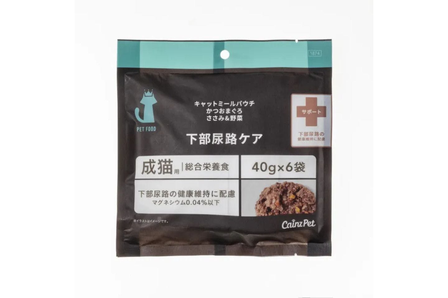 キャットミールパウチ下部尿路４０ｇ６Ｐ総合栄養食