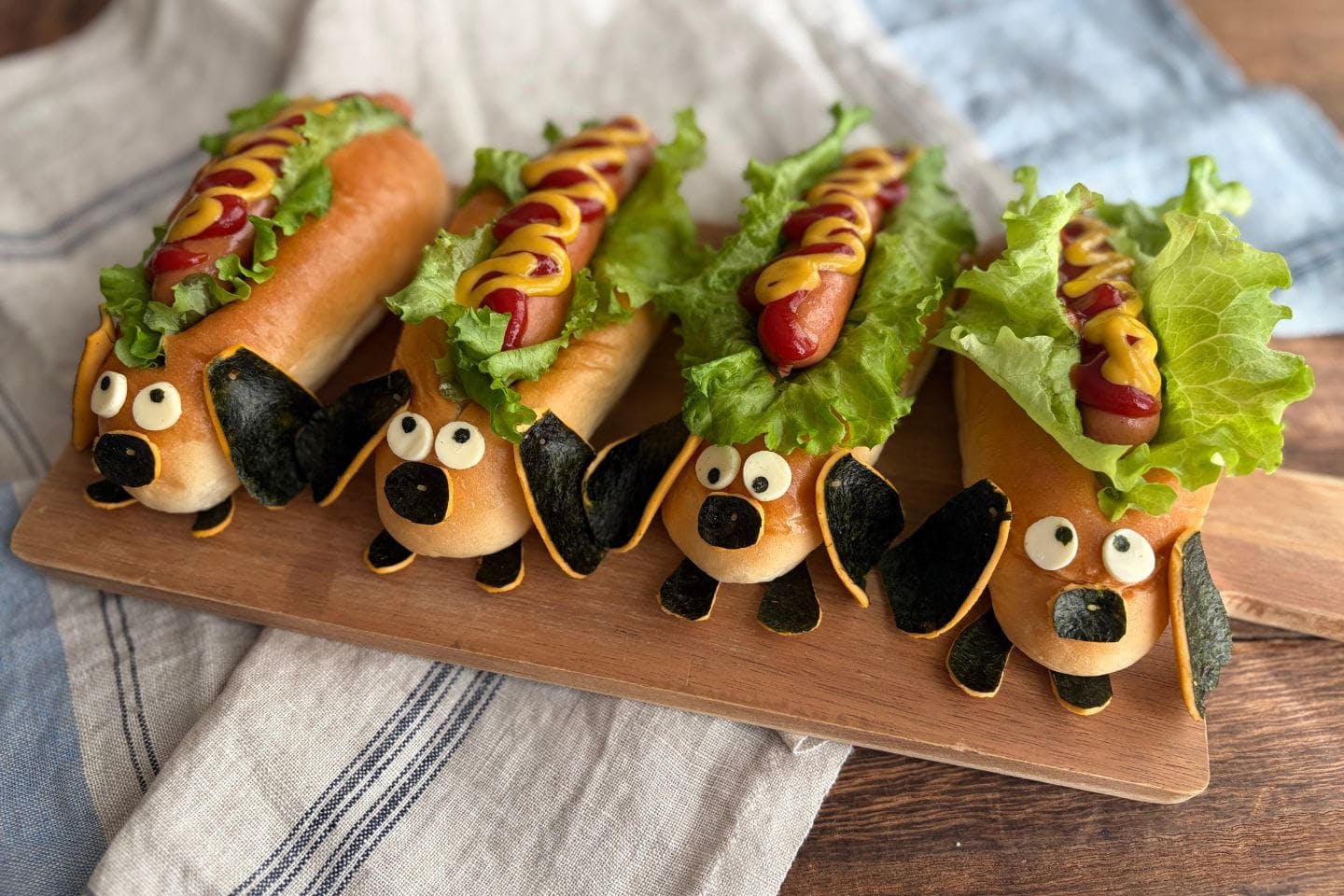 ホットダックスの完成 ホットダックスの完成