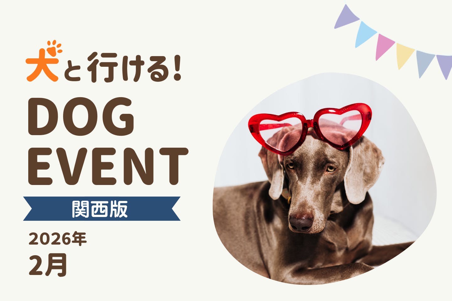 【2026年2月関西版】愛犬と一緒に楽しめるドッグイベント