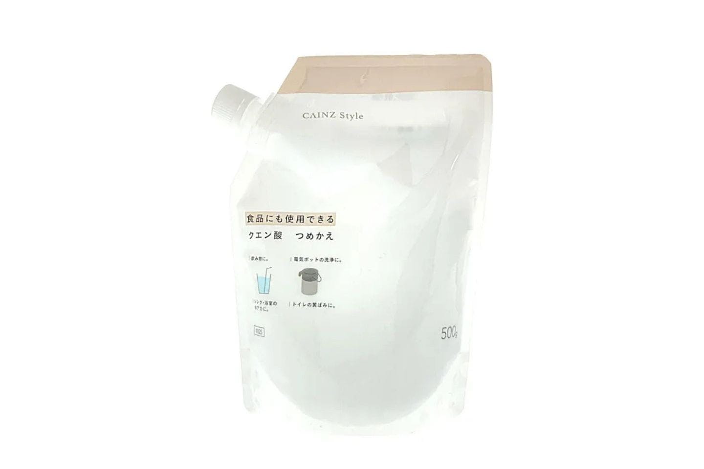 カインズ 食品にも使用できるクエン酸 詰替 500g