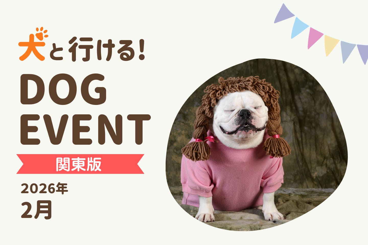 【2026年2月関東版】愛犬と一緒に楽しめるドッグイベント