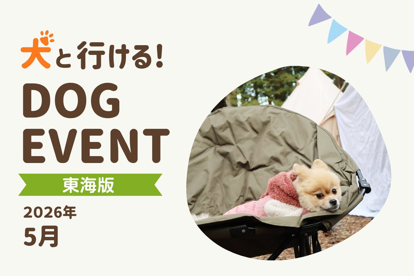 【2026年5月中部・東海版】愛犬と一緒に楽しめるドッグイベント