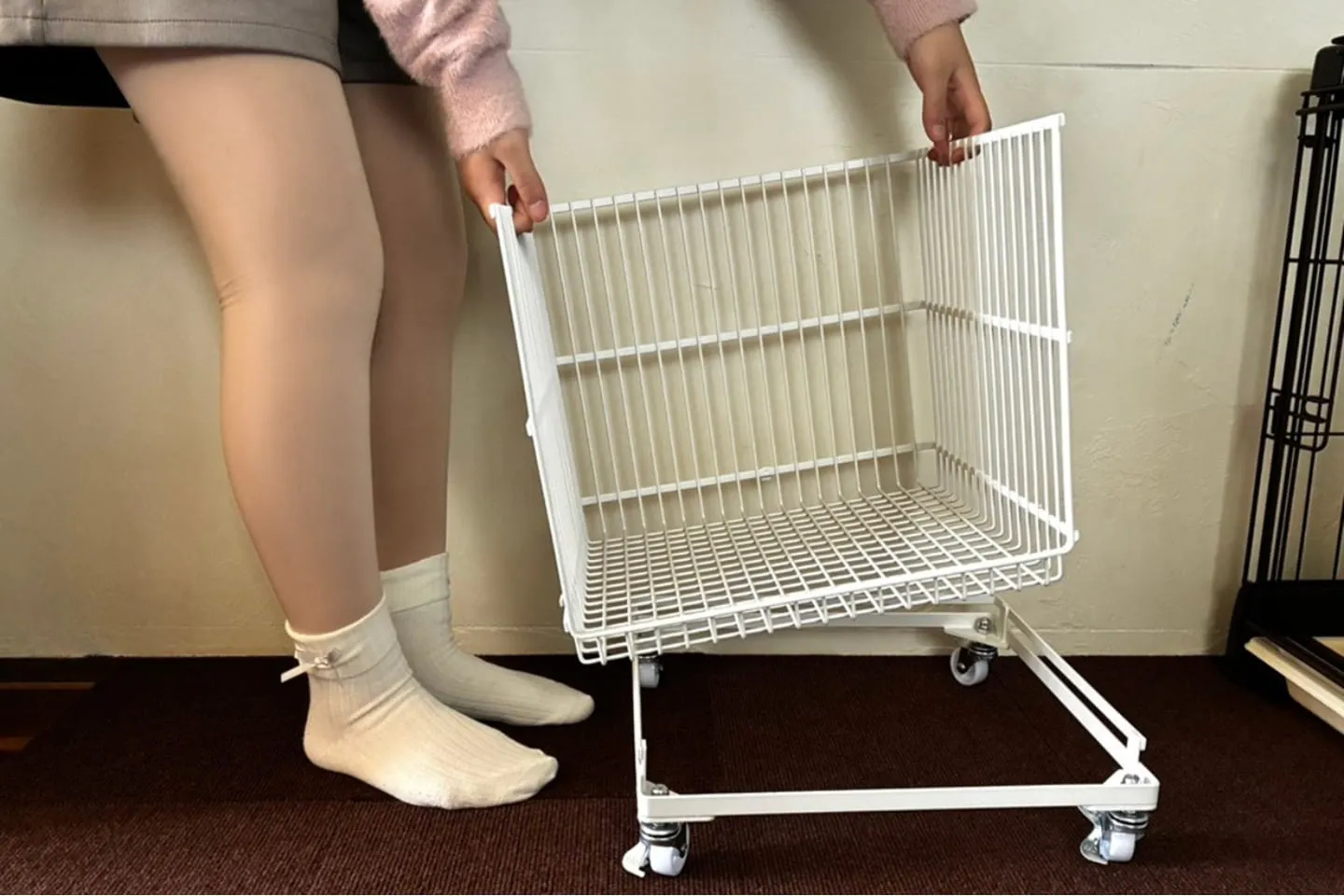 キャスターはストッパー付き