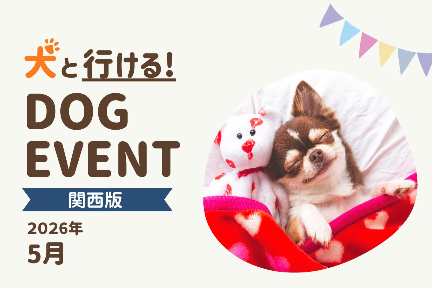 【2026年5月関西版】愛犬と一緒に楽しめるドッグイベント