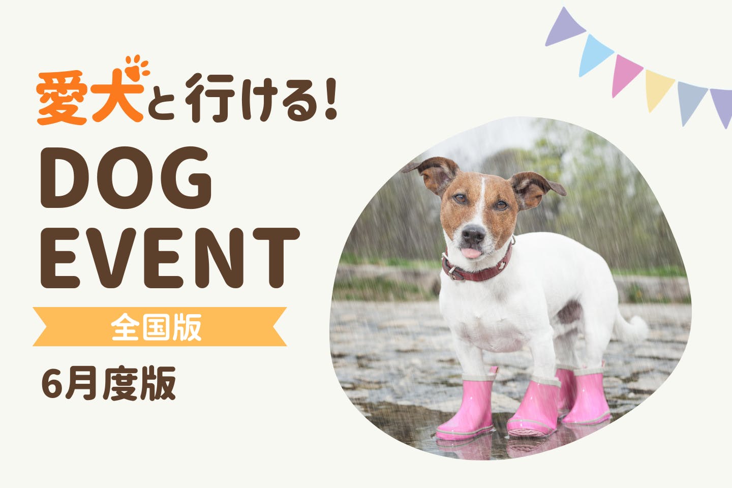【2026年6月】全国の愛犬と一緒に楽しめるドッグイベント