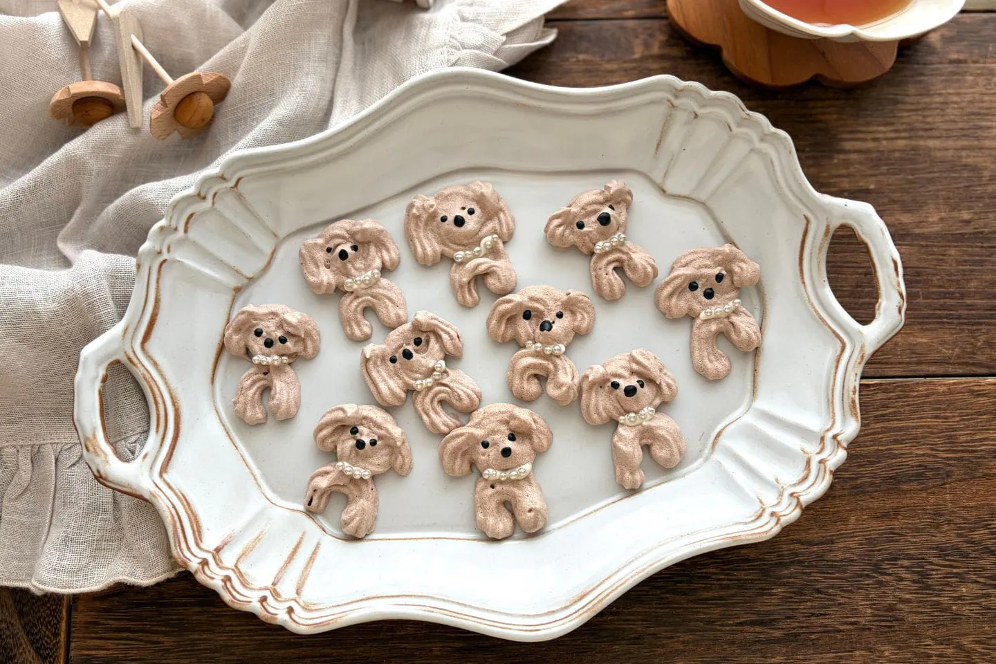 トイプードル風メレンゲクッキーの作り方｜材料3つでここまで可愛い